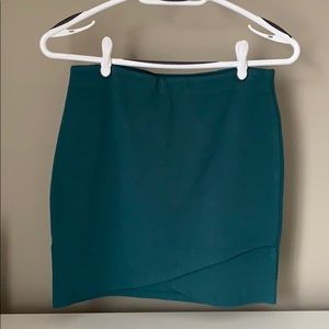 Jade green skirt